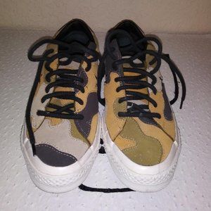 Converse One Star Ox Low Top Camo Black/Olive Flak-Wheat